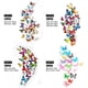 thumbnail image 4 of 80 pegatinas de mariposas para pared, decoración 3D para pared, extraíbles, para el hogar, habitación infantil y dormitorio., 4 of 7
