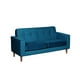 thumbnail image 2 of Sofa Salerno 2C Tela Velvet Azul Petroleo, 2 of 4