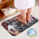 thumbnail image 4 of Harry Kane Juego de 3 alfombras de baño de coral fleece: tapete de baño + alfombra de inodoro en forma de U + funda de tapa de inodoro en forma de O, 4 of 6
