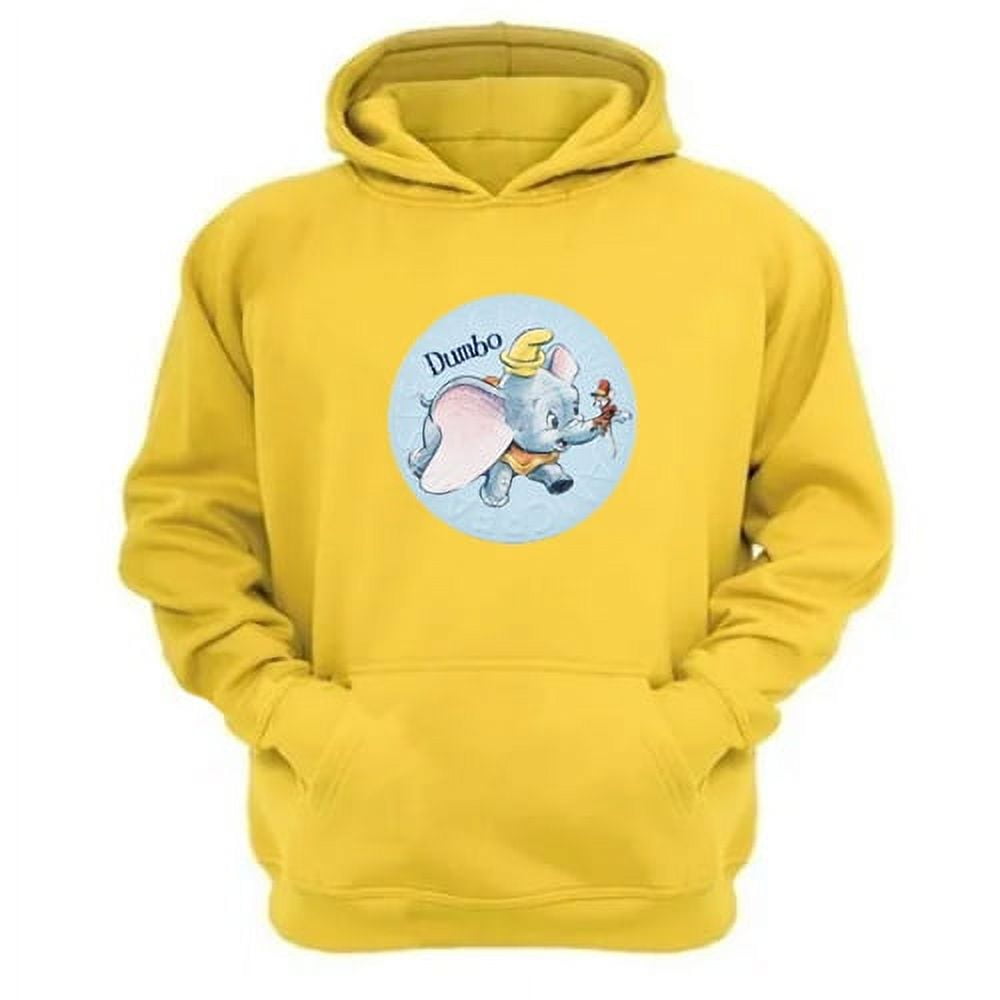 Genérico - Polerón Canguro Elefante Dibujos Animados Amarillo Talla S Unisex