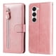 thumbnail image 5 of Funda con Cremallera para Tecno Spark 40 Pro, Carcasa Cartera de Cuero PU con Soporte y Tarjetero, 5 of 5
