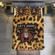 thumbnail image 2 of Brown Leopard Lets Goooo Gorilla Tag Comforter Set Soft 3 Pcs Twin Bedding Sets Thicken for All Season, 2 of 5