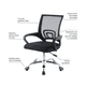 thumbnail image 2 of Silla de oficina Mesh Relan ergonómica giratoria color negro, 2 of 3
