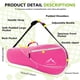 thumbnail image 2 of Raqueta De Tenis Himal 3 Con Almohadilla Protectora Para Hombre Y Mujer, 2 of 8