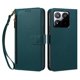 thumbnail image 3 of Funda con Billetera para [Xiaomi 15T] con Bolsillo Zipper y Tarjetero Verde pavo real, 3 of 6
