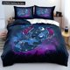 thumbnail image 1 of Stitch Cute Bedding Set King Size Kawaii Cartoon Pillow Cover Quilt Cover for Children's Bed Double Three Piece Set Bed Sheets, 1 of 5