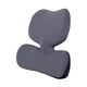thumbnail image 2 of Almohada de apoyo Lumbar, almohada para respaldo de silla, diseño ergonómico portátil, cojín trasero de espuma viscoelástica para sofá, viaje, , gris Gris oscuro, 2 of 5