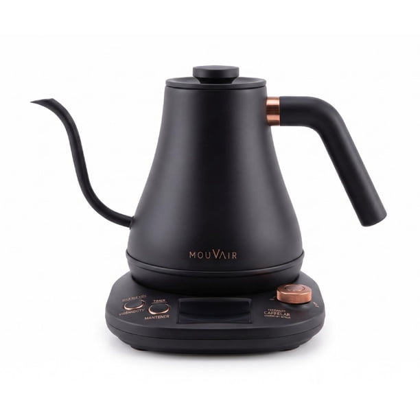 Hervidor Eléctrico Inteligente Cuello Cisne Mouvair Swan negro
