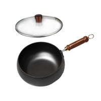 Bothyi - Sartén Antiadherente Para Wok De Inducción A Gas, Ideal Para Cocinas De Restaurantes Y Hogares.