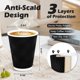 thumbnail image 2 of Lamosi 100 Pack Coffee Cups 12 oz, Disposable Paper Coffee Cups, 2 of 3