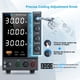 thumbnail image 2 of Fuente de alimentación DC WANPTEK POWER 0-30 V 0-10 A con USB y tipo C, 2 of 9