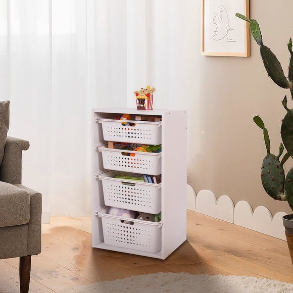 Cajonera Infantil 41x34x79 Cm Blanco
