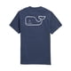 thumbnail image 1 of Camiseta Para Hombre Manga Corta Vintage Color Azul Ballena, 1 of 6