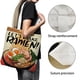 thumbnail image 3 of ramen Bolso de tela con estampado de lienzo para mujer, bolsa de compras reutilizable y estética, con cremallera interior, regalo para mujer,40*40cm., 3 of 6