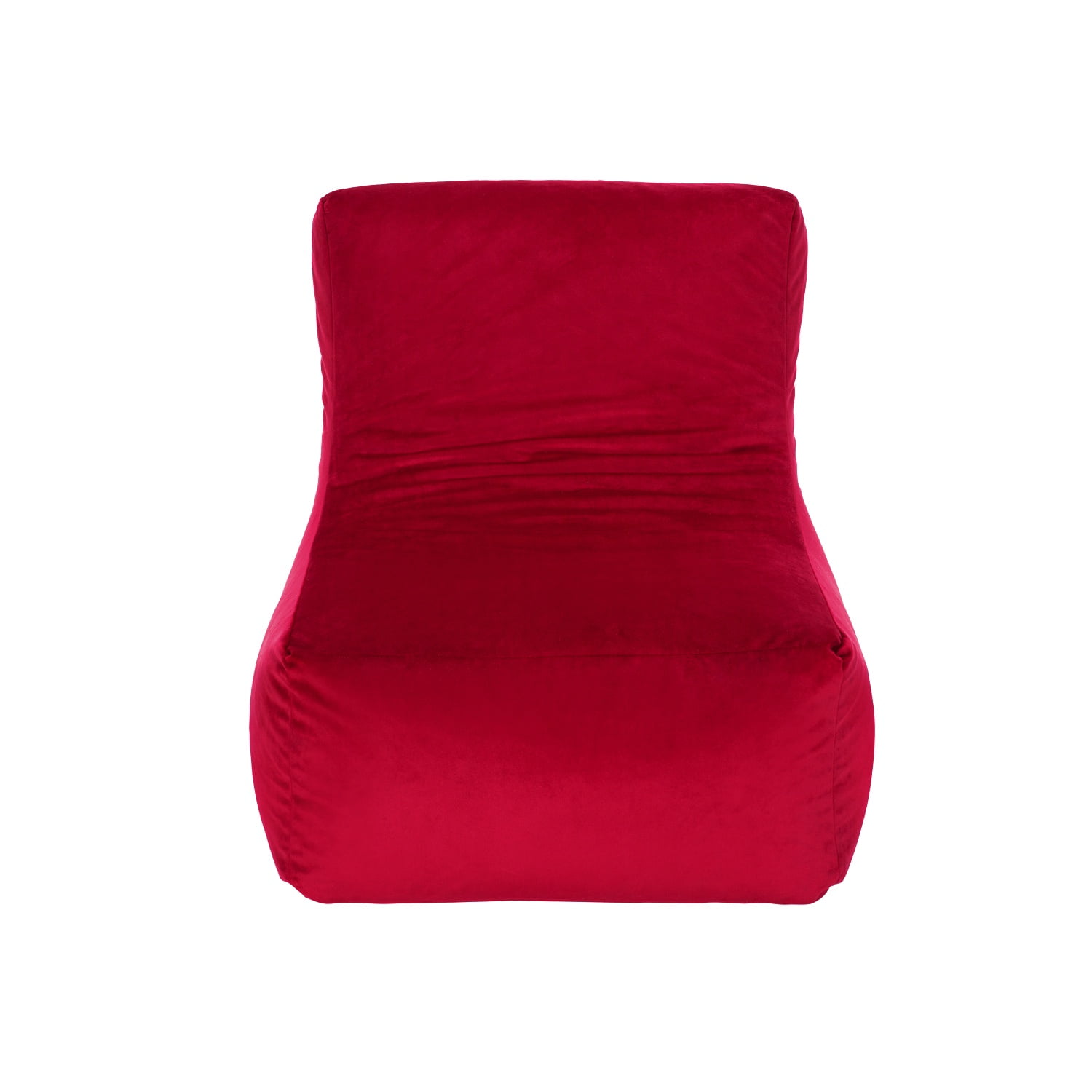 Bodevir - Pouf Tatto 1c Felpa Rojo