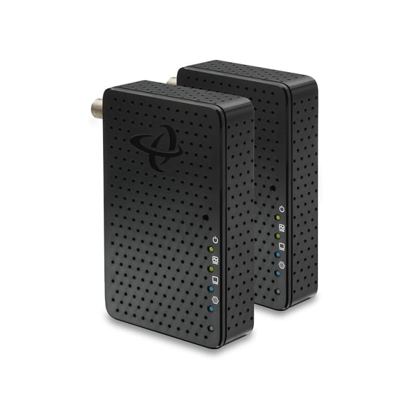 Adaptador Ethernet sobre cable coaxial Hitron MoCA 2.5, paquete de 2, 2,5 Gbps