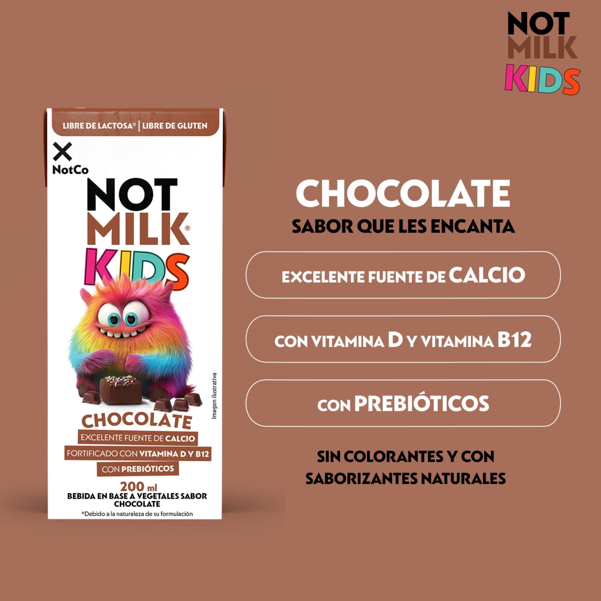 Bebida Vegetal NotMilk Chocolate Tetra Pak, 200 ml | Lider