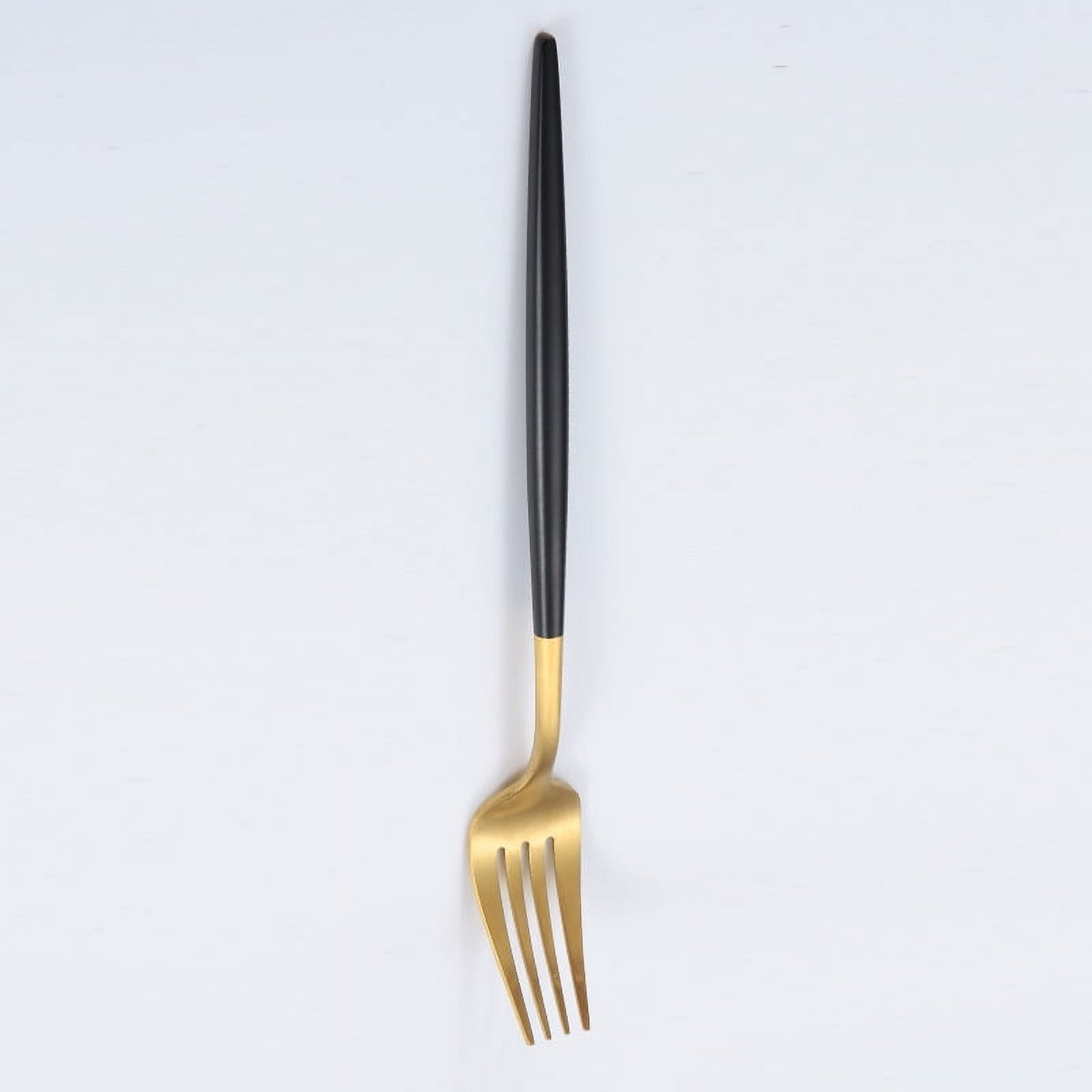 Xmhytop 4 Piezas Cubiertos De, Utensilios De Cocina Y Cubiertos Cotidianos,tenedor,gond Negro