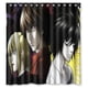 thumbnail image 1 of Cortina de ducha Death Note, juego de cortina de baño con ganchos, tamaño 66 x 72 pulgadas, 1 of 3