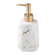 thumbnail image 2 of Dispensador De Jabón Reutilizable Con Capacidad Para 350 Ml De Bomba De Mano Líquida Botella Marmoleada Blanca, 2 of 5