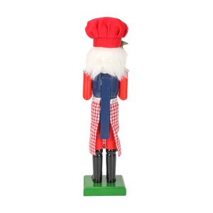 Magideal - Adorno De Cascanueces Artesanías De Cascanueces Regalo Navideño Muñeca Favores De Fiesta Juguetes Tradicionales Para Niños Decoración Navideña Estatua Cocinero