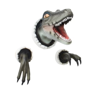 Bothyi - Esculturas De Dinosaurios 3D Para Montar En La Pared, Creativas Para La Puerta De Entrada, La Tienda De Campaña Azul