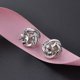 thumbnail image 5 of Pendientes/aretes de perla de 6,3 mm elegantes y de moda, pendientes/aretes cuadrados de plata S925 con diamantes y circonitas, joyería personalizada para damas, ideal para el Día de San Valentín y el, 5 of 6
