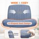 thumbnail image 4 of Silla Orange Factory con Ruedas Azules para Tocador, 4 of 7