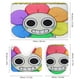 thumbnail image 3 of Mundo de Dandys-theme 4-Piece Shower Curtain Set with Rugs, Waterproof Bathroom Decor Set Includes Bath Mat, U-Shaped Rug, Toilet Lid Cover and Curtain with Hooks, 3 of 6