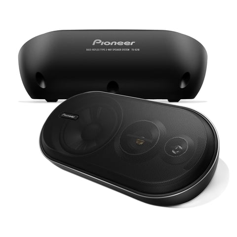 Altavoces Para Coche Pioneer Ts-X210 De 3 Vías Con Montaje En Superficie Y 100 W De Potencia Máxima (Par)