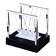thumbnail image 4 of Newtons Cradle Glass Balance Balls Gadget Escritorio LED Light Wave Home Negro, 4 of 5