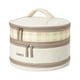 thumbnail image 1 of Tourit Bolso Térmico Circular Double Deck 32cm Expandible Cuadros Beige, 1 of 10