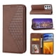 thumbnail image 1 of Funda Flip FOXDOCK para Samsung Galaxy S21 Ultra , Estilo Billetera con Diseño Rombo, Correa de Mano y Soporte, Uso Diario, 1 of 6