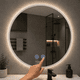 thumbnail image 5 of Espejo LED Redondo Para Baño 60cm EOLAND Táctil Antiempañante 3 Temperaturas de Color Brillo Regulable IP54 Enchufe Montaje Pared, 5 of 8
