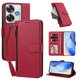 thumbnail image 2 of Funda con Billetera para [Xiaomi Poco F6] con Bolsillo Zipper y Tarjetero Rojo, 2 of 6
