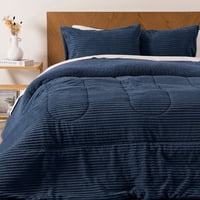 Mashini - Plumon Corduroy Coral Sherpa 2 P Azul