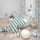 thumbnail image 1 of Designart 'Doodle Monkey Pattern' Tropical kids Bedding Set - Funda Nórdica &, 1 of 1