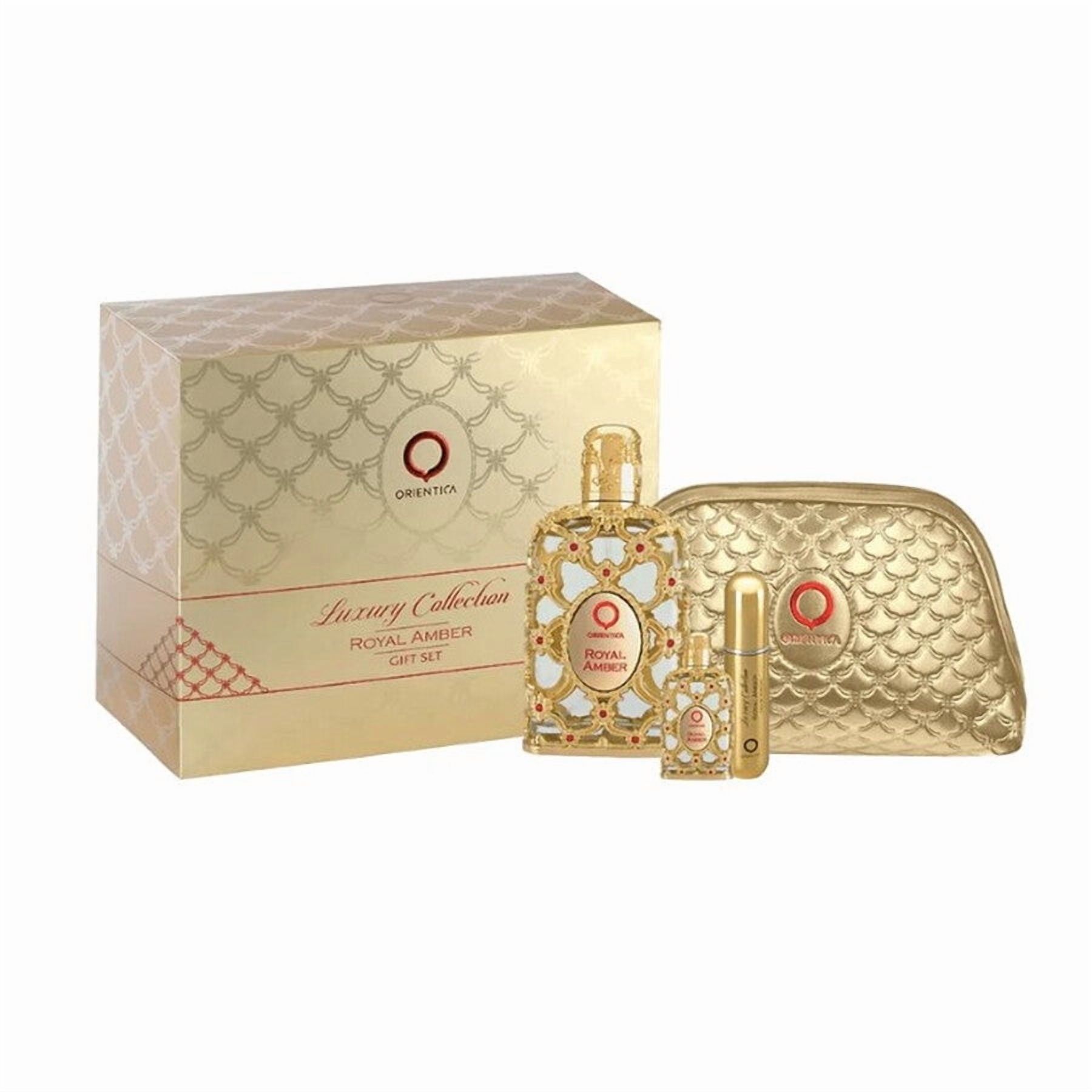 Orientica - Royal Amber Edp 80 Ml + 7 5 Ml + 5 Ml + Neceset Set 4 Pcs