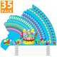 thumbnail image 2 of Paquete de 35 coronas de fiesta de cumpleaños JTIEO para aula infantil, 2 of 5