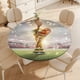 thumbnail image 4 of Copa Mundial de la FIFA-theme Fitted Round Tablecloths Elastic Edged Table Covers Waterproof Table Cloth for Kitchen Holiday Party Tables Decor 120cm, 4 of 6
