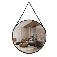 Genérico - Espejo Negro Belt Colgante 60Cm