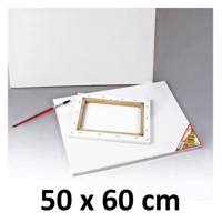 Bastidor Madera Lienzo Tela Algodón 50X60 Cm Cn1005 Foska