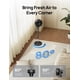 thumbnail image 2 of Ventilador de pie Dreo TurboPoly Fan 306 80°, oscilación 25dB, 2 of 5