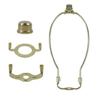 Magideal - Arpa De Lámpara Extraíble Con Finales, Soporte De Soporte Accesorios De Iluminación Arpa De Montaje De Lámpara, Arpa De Pantalla De Lámpara Para Lámparas Dorado 118X304Cm