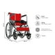 thumbnail image 2 of Silla de Ruedas Standard Plegable Rojo, 2 of 3