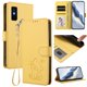 thumbnail image 2 of Funda Billetera con Relieve de Gato para Infinix GT 30 Pro, Amarillo, 2 of 6
