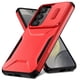 thumbnail image 2 of Funda Resistente para Samsung Galaxy S25 Plus 5G con Tapa Deslizante y Protección Militar Rojo, 2 of 6