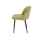 thumbnail image 3 of Silla Velvet Respaldo Liso Base Negra, 3 of 3
