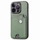 thumbnail image 1 of Funda Billetera Tejida para iPhone 14 Pro Max con Soporte y Tarjetero Verde, 1 of 5