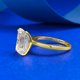 thumbnail image 4 of Anillo de Compromiso de Corte Esmeralda de 3.5 Quilates CZ Anillo de Diamante de Oro Simulado para Mujer Anillos de Promesa de Plata Esterlina 925 para Ella, 4 of 7